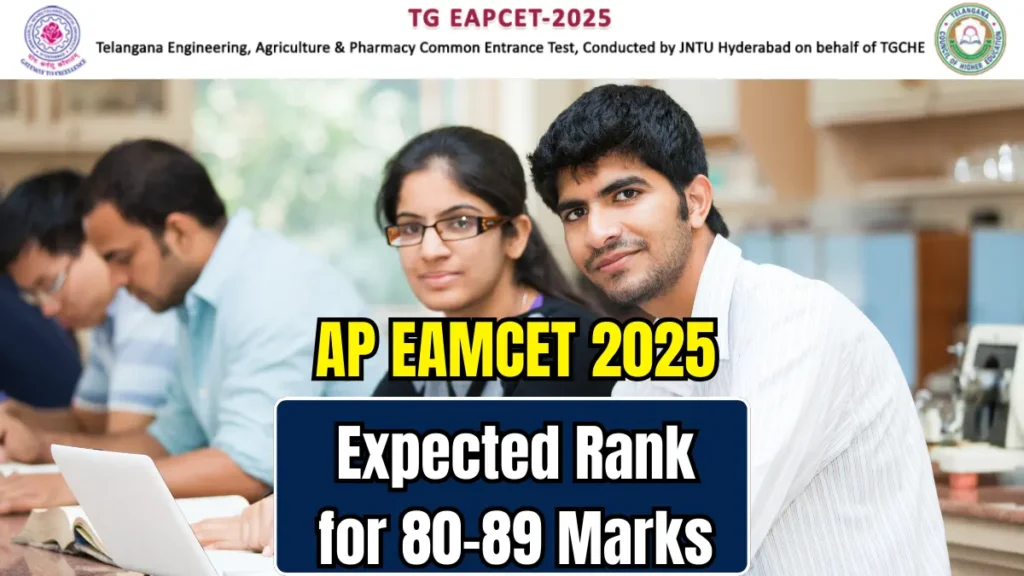 Expected Rank for 80 Marks in TS EAMCET 2025